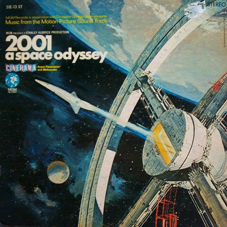 2001 A Space Odyssey, soundtrack album cover.