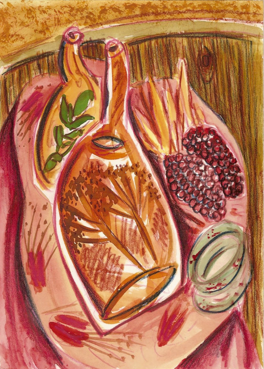 A harvest still-life.