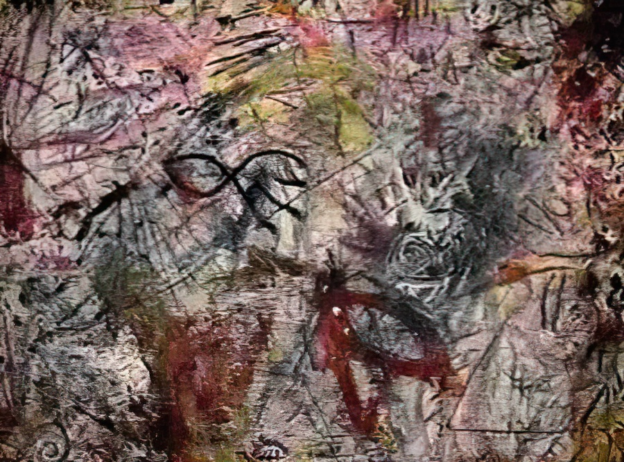 A no rules, anything goes painting