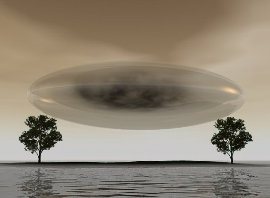 3D rendering using Bryce software.