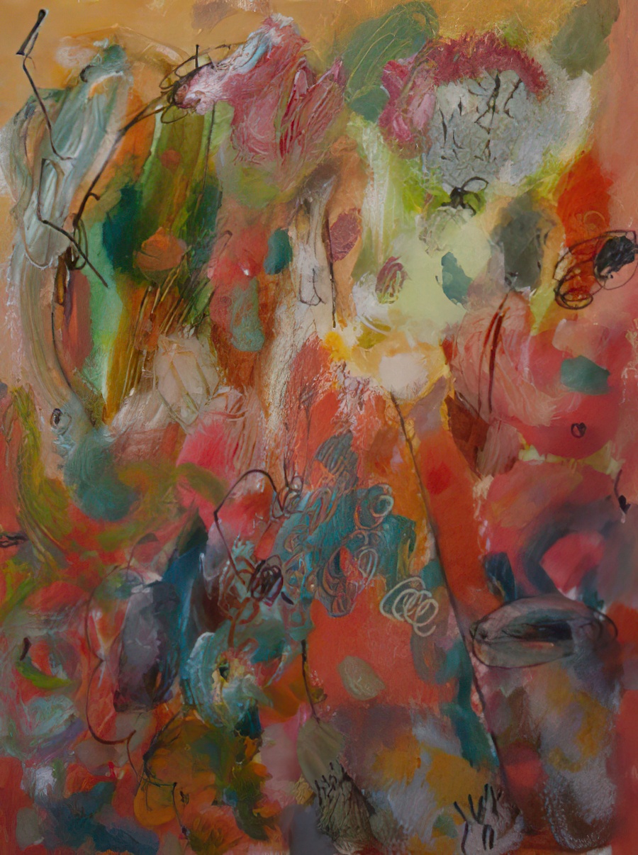 An abstract painting.