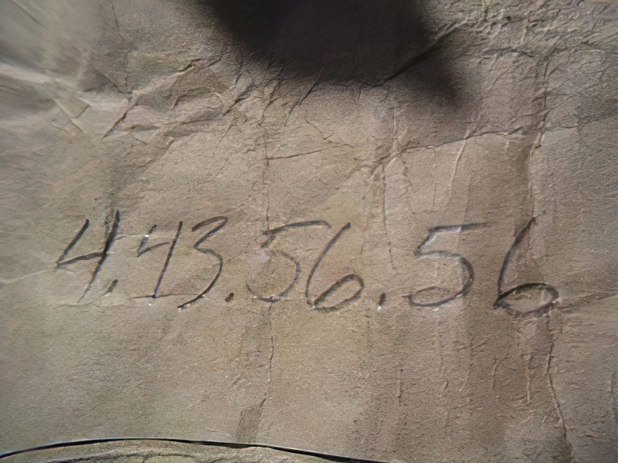 Brown craft paper with an IP address on it.