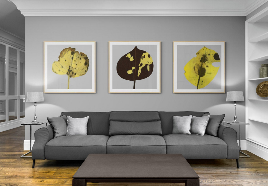 room with prints
