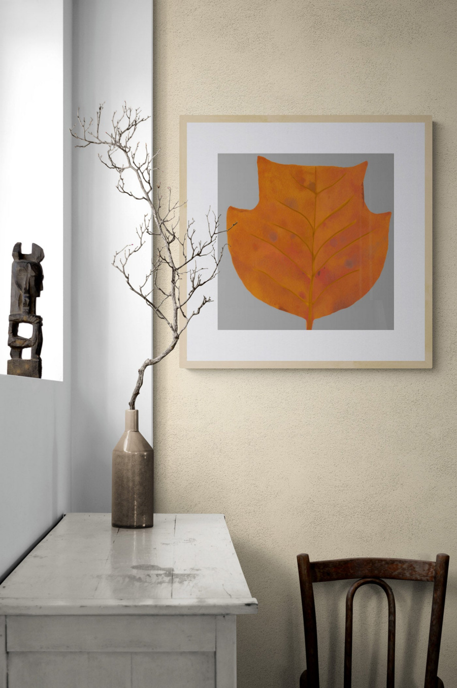 room with prints