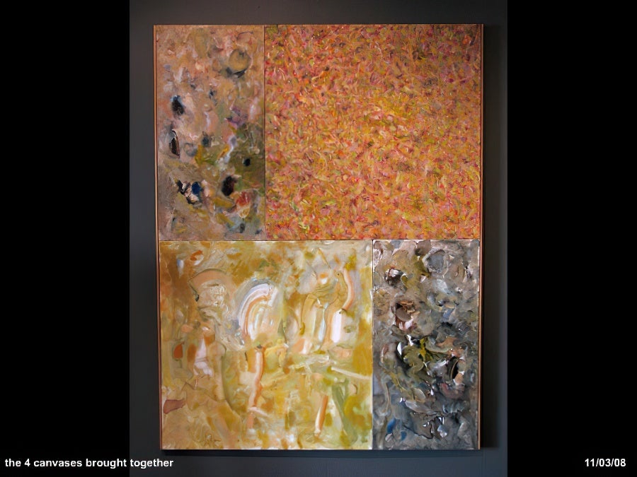 Early Spring Trees canvases.